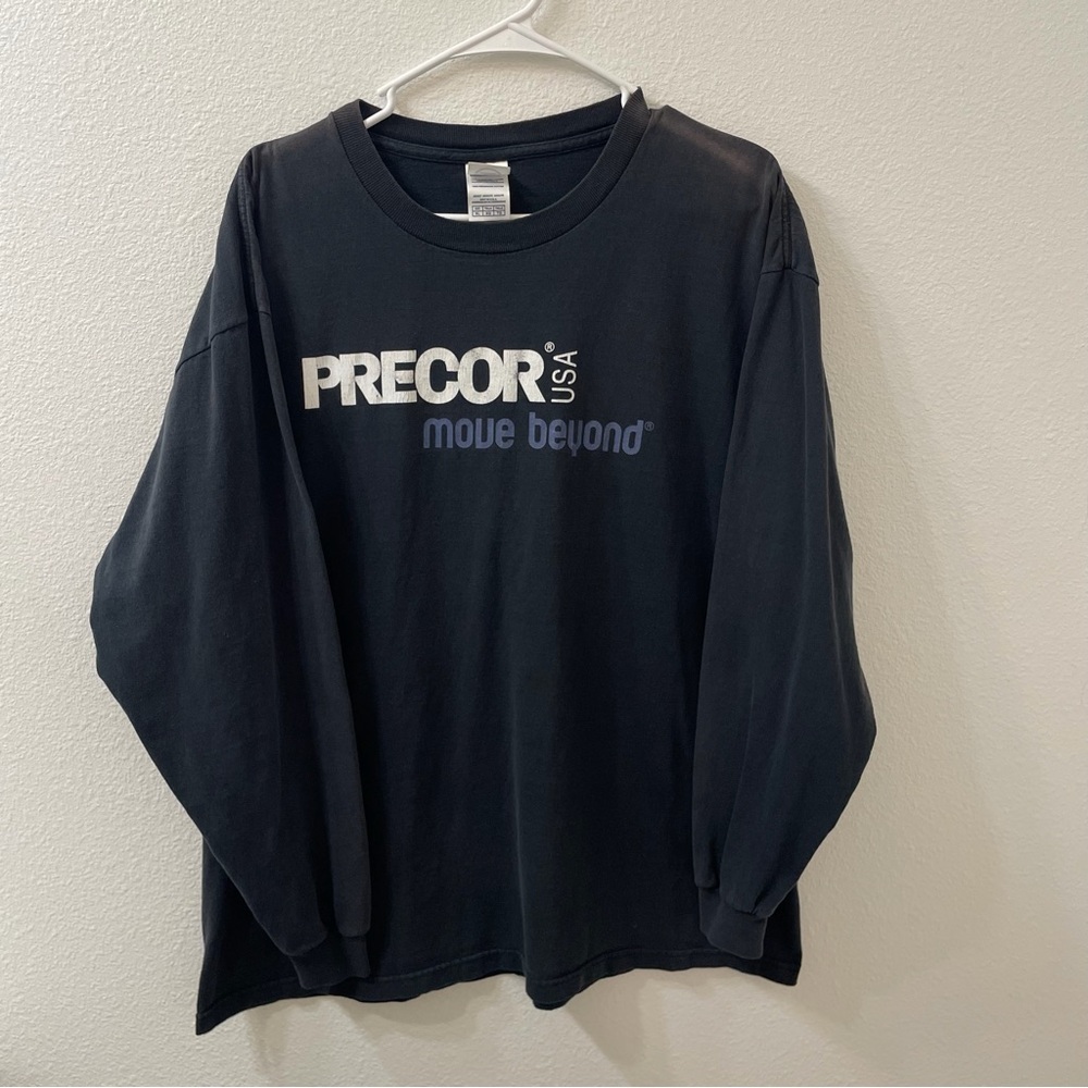 Precor USA Black Long Sleeve Shirt XL